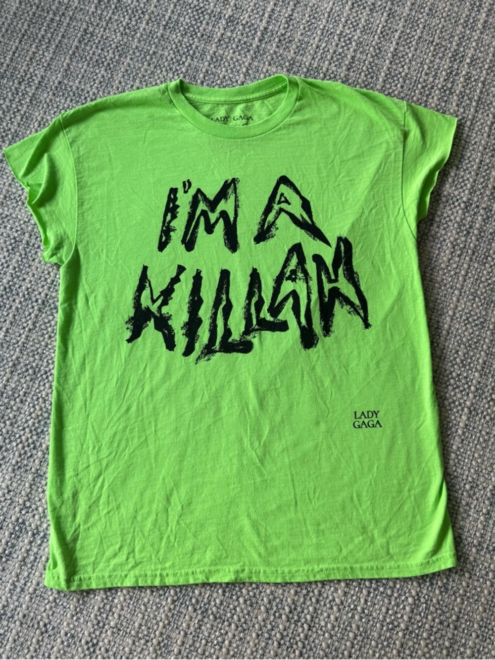 Brand New Lady Gaga Mayhem Ball I'm A Killah Tshirt - size L
